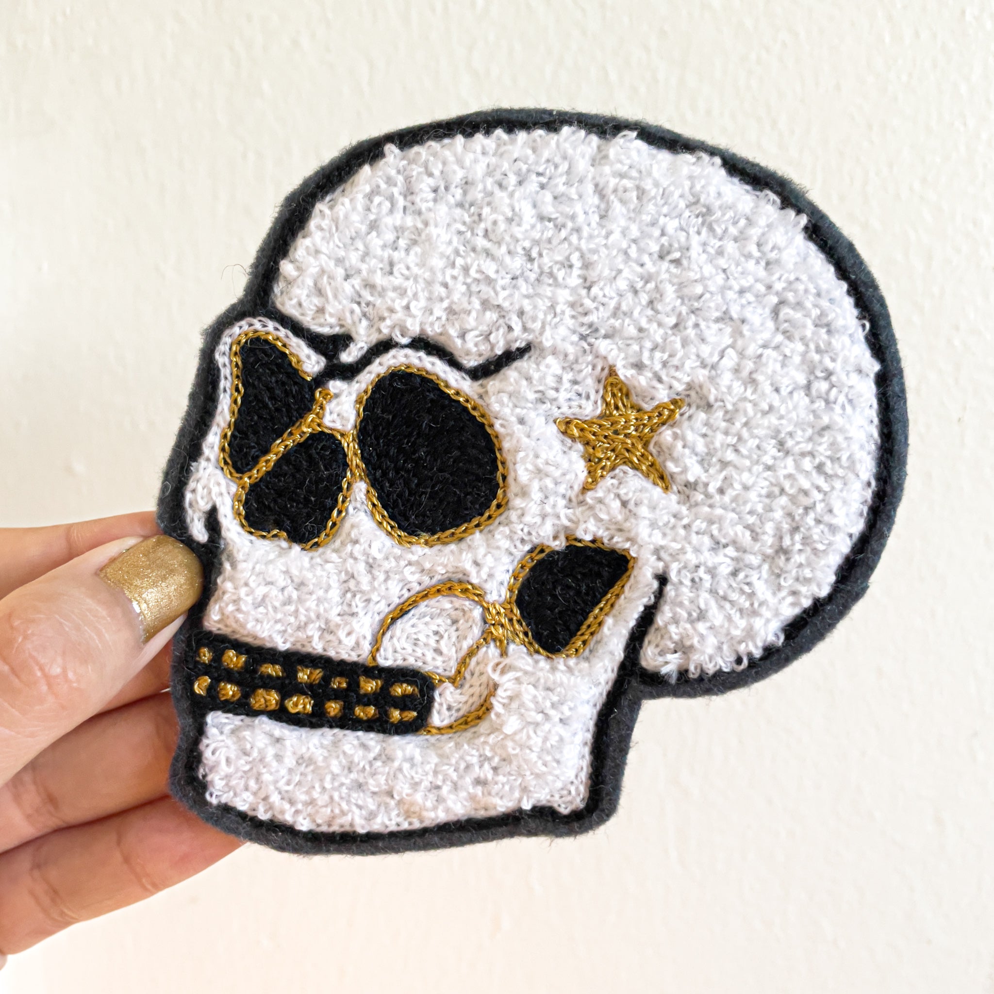 Buy Skull Embroidery Patches