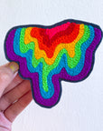 Rainbow Drippy - Chainstitch Patch