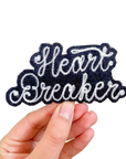 Custom Phrase Patch - White on Black
