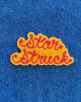 Custom Phrase Patch - Red on Yellow