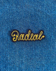 Custom Word Patch - Gold on Black