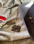Custom Word Patch - Gold on Black