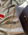 Custom Word Patch - Gold on Grey