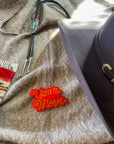 Custom Phrase Patch - Yellow on Red