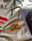 Custom Phrase Patch - Black on Yellow