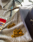 Custom Word Patch - Black on Yellow