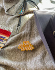 Custom Phrase Patch - White on Yellow