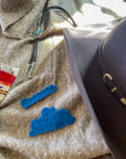 Custom Phrase Patch - Blue on Blue