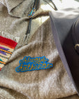 Custom Phrase Patch - Yellow on Blue