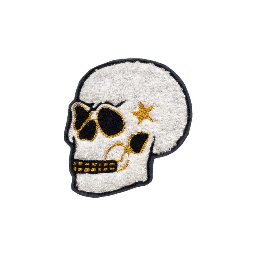 Star Skull - Chenille Patch