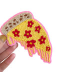 Flower Pizza - Chainstitch Patch