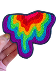 Rainbow Drippy - Chainstitch Patch