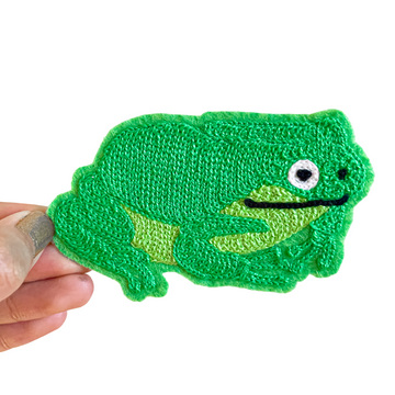 Frog Green - Chainstitch Patch