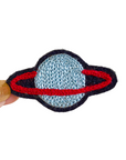 Metallic Planet Light Blue - Chainstitch Patch