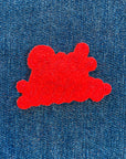Custom Phrase Patch - Red on Red