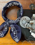 Bandana - Navy - Uppercase Initials