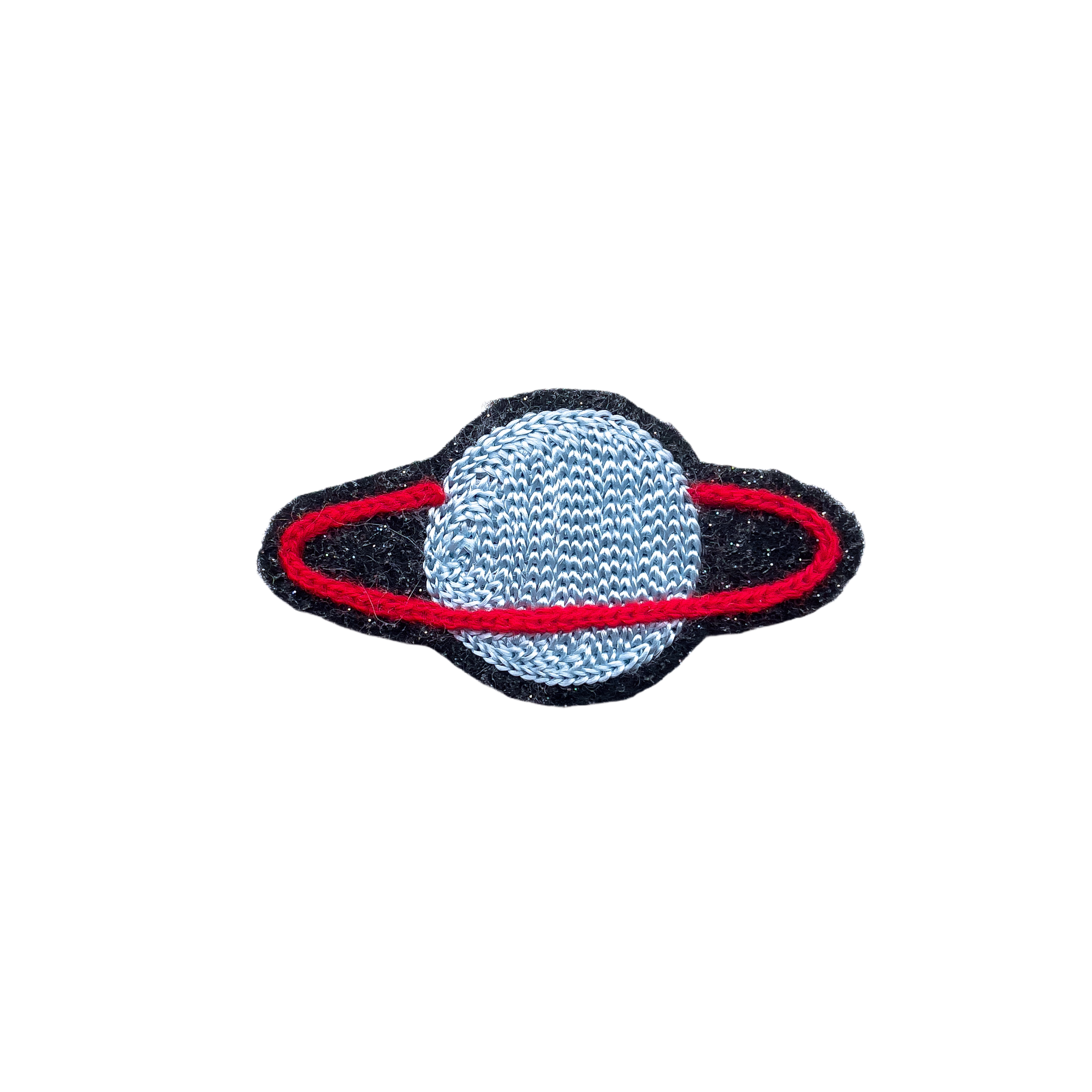 Metallic Planet Light Blue - Chainstitch Patch