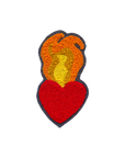 Sacred Heart Red - Chainstitch Patch
